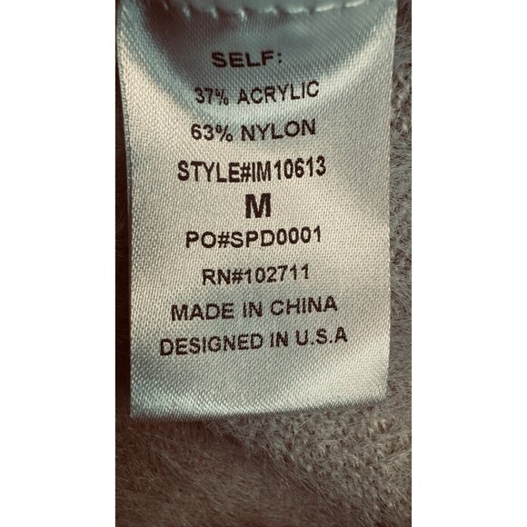 NWT Gibsonlook Medium Soft Gray Button-Front Cardigan Cozy Sweater - Picture 13 of 16